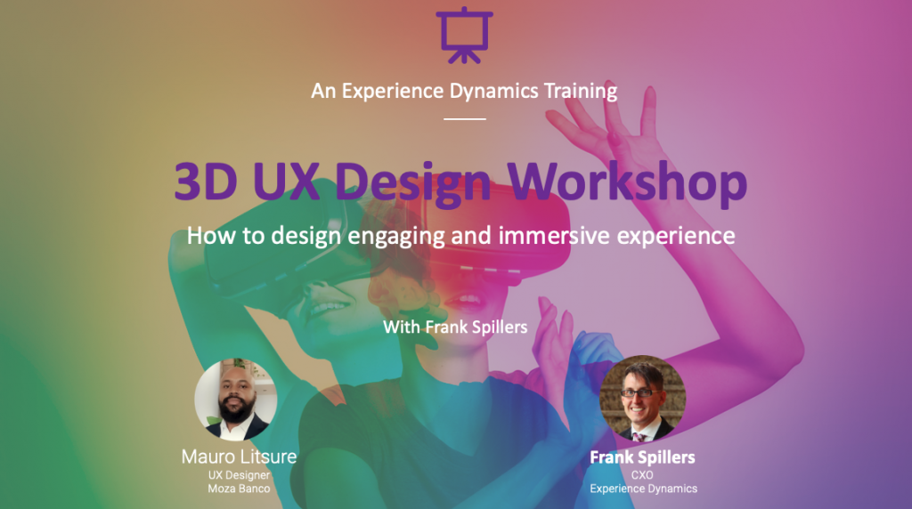 3D UX Design workshop