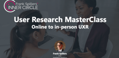 user research interview woman interviews another woman