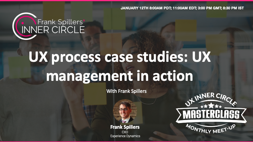 UX process case studies: UX management in action