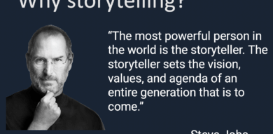 steve jobs image and quote storytellers are the powerful ones