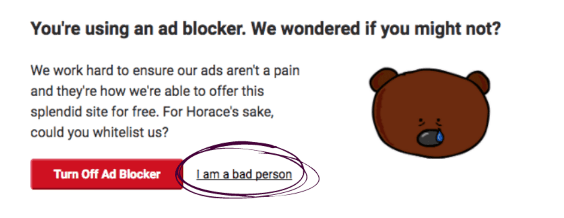 confrimshaming example