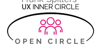 Open Circle free UX webinars at UX Inner Circle logo of people with a circle around them