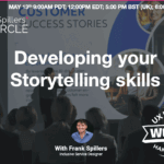 Developing your storytelling skills workshop for UX - slide cover part 2